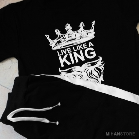 ست تي شرت و شلوار کينگ King Clothing Set